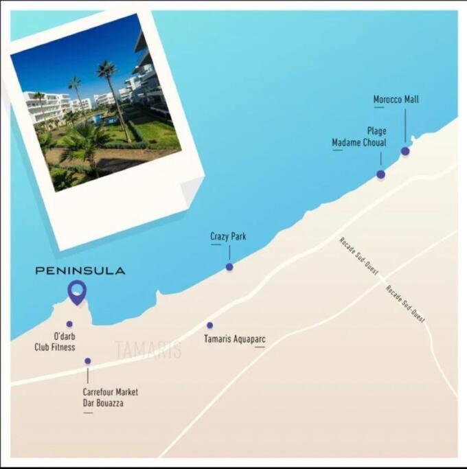 Appartement De Luxe A Peninsula Casablanca Exterior foto